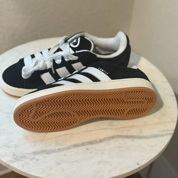 Adidas Black and White Classic Sneakers fits women’s 8.  (***New with tags***) - Picture 2 of 3